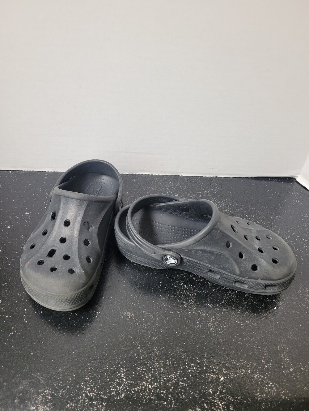 Kids Black Crocs Sandals